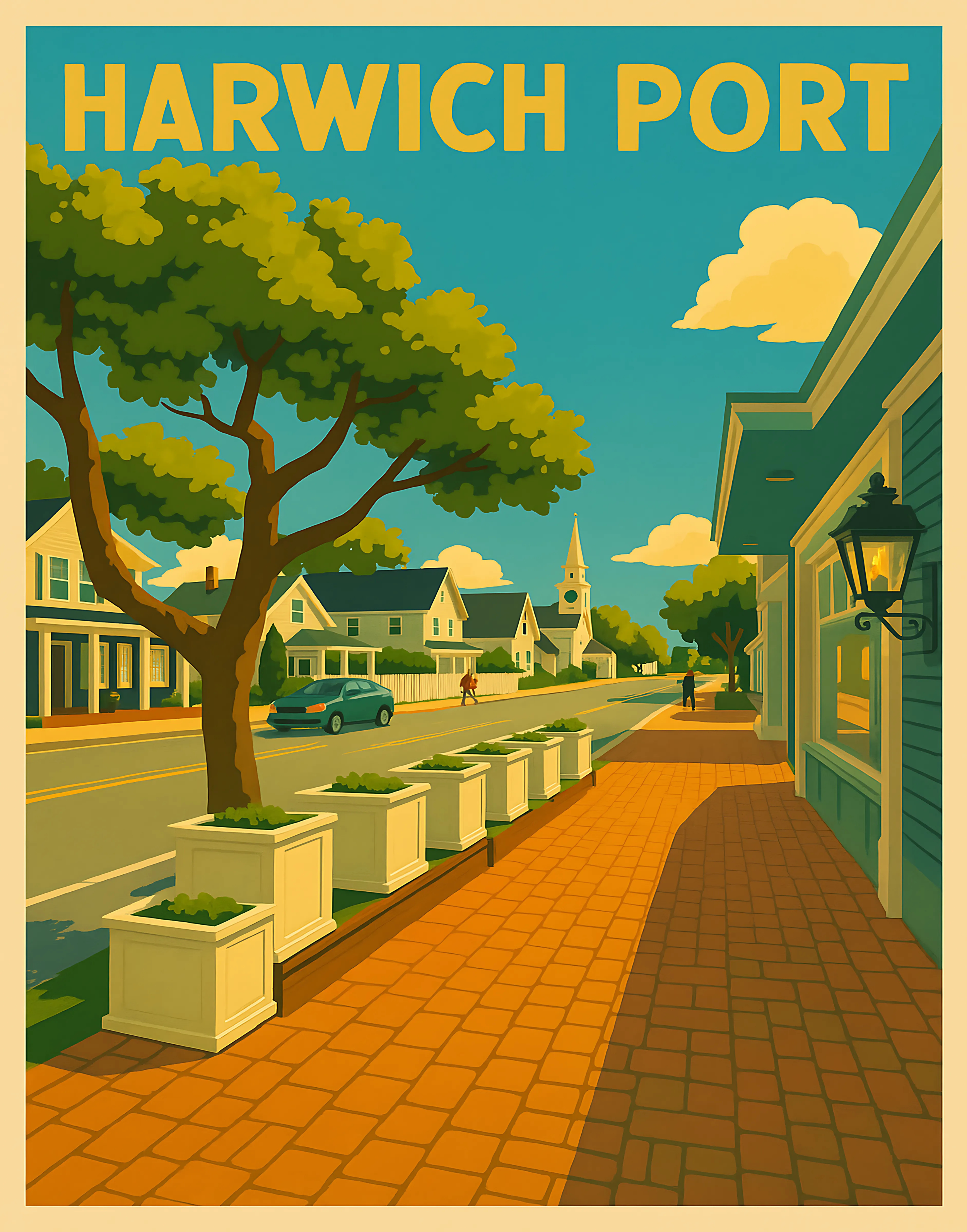 アンティークポスター wspaniale wakacje Conran Shop Amazon.com: Stupell Industries Whimsical Summer Beach Ladies